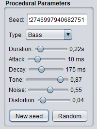 Procedural Generator Controls